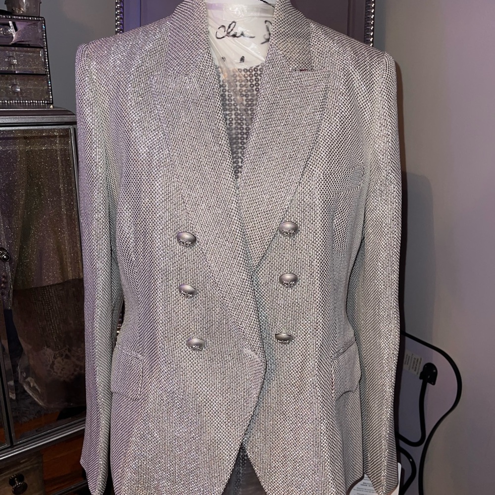 The extreme collection from Spain blazer silver n grey gorgeous size euro 46 sm